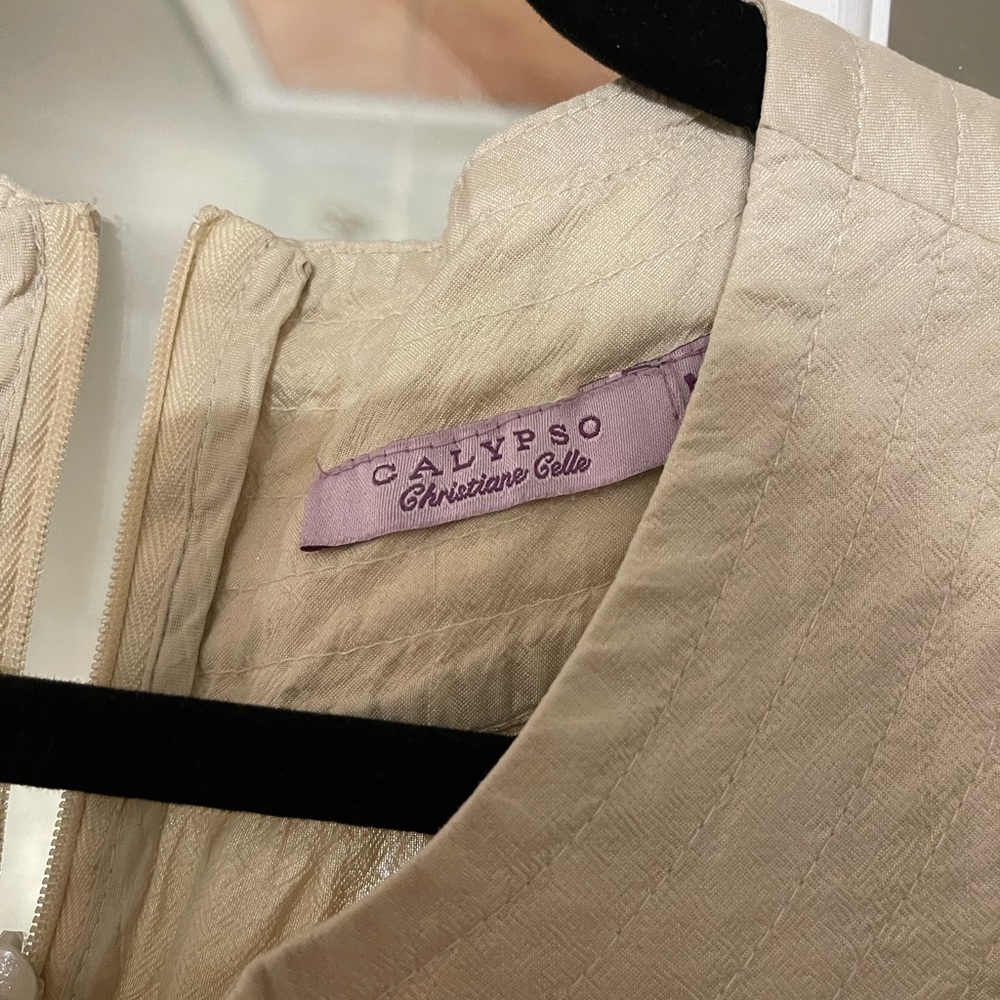 Calypso nude shift dress - Picture 5 of 5